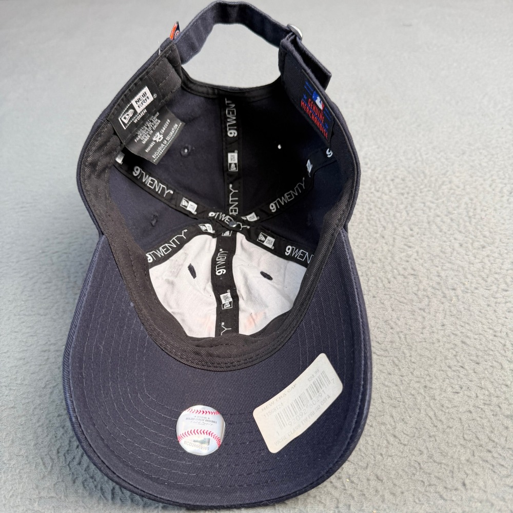 New Era 9TWENTY Houston Astros Womens Hat Navy Blue Adjustable MLB Baseball Cap - Picture 5 of 8